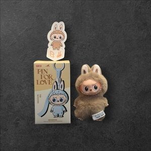 [AUTHENTIC] Pop Mart Labubu – Pin for Love Plush Pendant - “B”